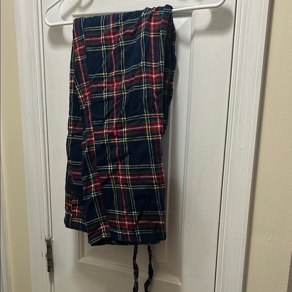 J. Crew Plaid Pants - Navy, Red, Yellow